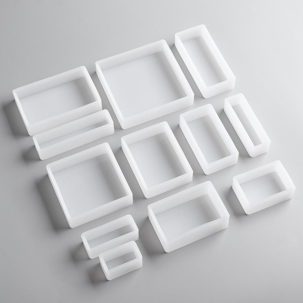 DIY Craft Crystal Pendant Resin Mold Cube Molds Jewelry Making Tools Silicone Mould