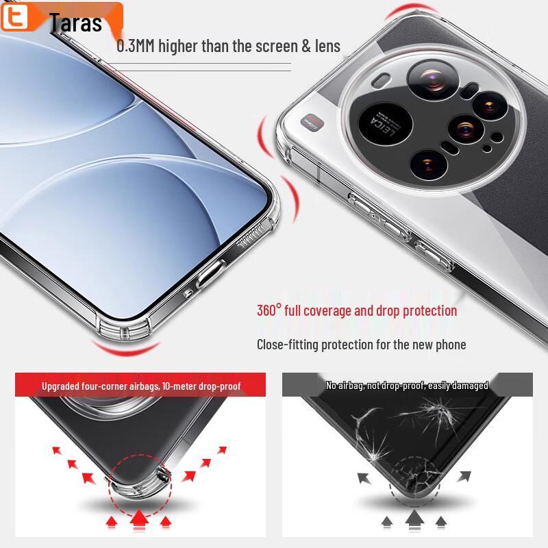 Xiaomi Airbag Transparent Soft Anti-Drop Phone Case