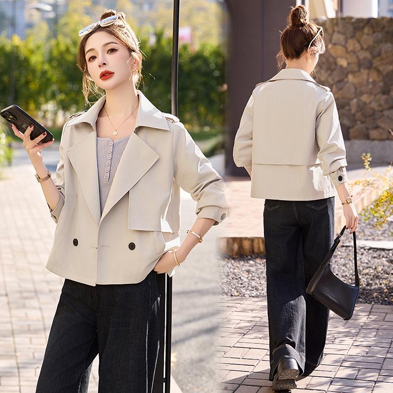 Женский тренч петит - Универсальная мода для весны и осени ZY2505