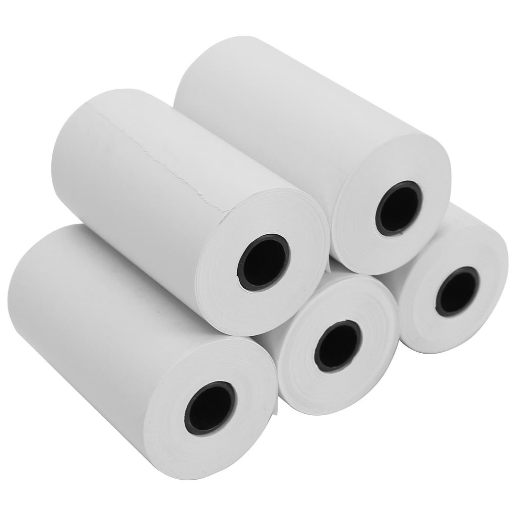 5 Rolls Thermal Receipt Paper Roll Thermal Paper for Office Machine Small Printer