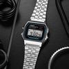Casio Серия Часов - Квадратные Модные Классические Ретро Маленькие Квадратные Часы ЖК-дисплей Водонепроницаемые Кварцевый Механизм Ремешок из Нержавеющей Стали A168WG-9W&A159WA-N1