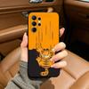 G-Garfield-Classic Cartoon Soft Silicone Case for Samsung S25, S24, S21, S22, S23, S30, Ultra, S20, Plus, FE, Lite-Black