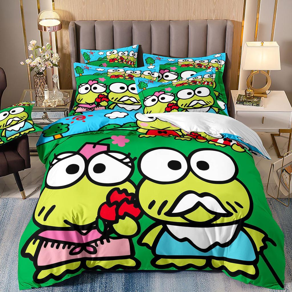 Cartoon Children'S Animation Bedding Three-Piece Set 3D Digital Printing Quilt Cover