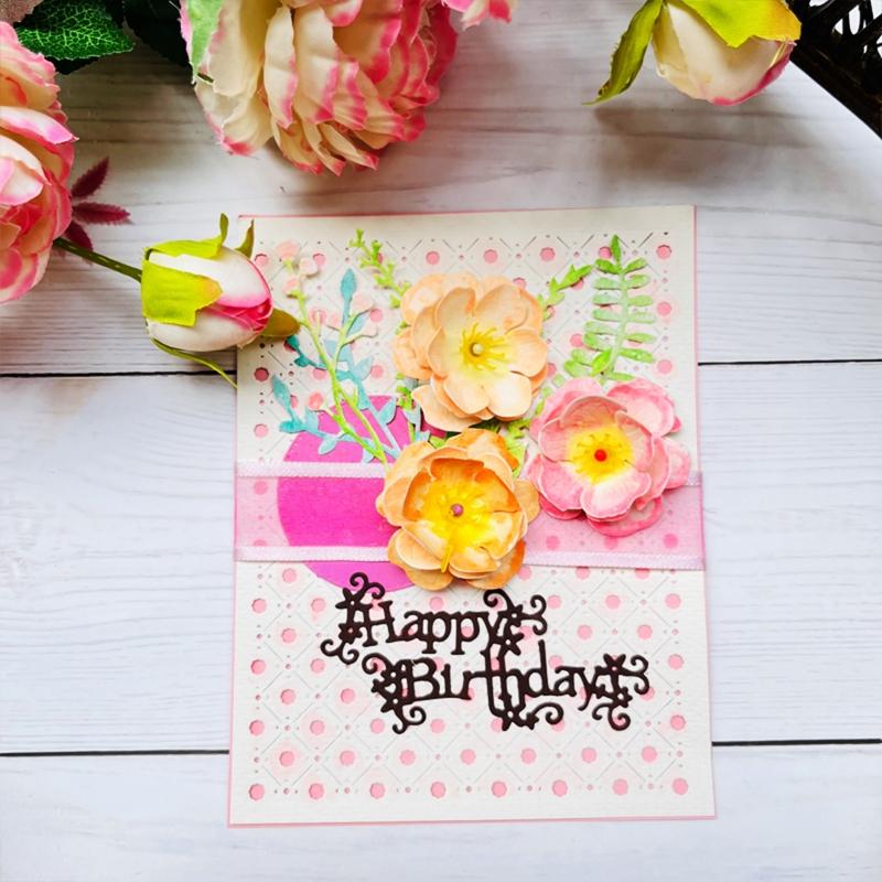 Изысканные металлические вырубные ножи для цветов, эмбоссинг, декоративный трафарет для изготовления подарочных открыток, DIY альбомы для скрапбукинга