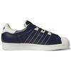 adidas Оригинальные мужские кроссовки Superstar низкие Сине-белые GW1794