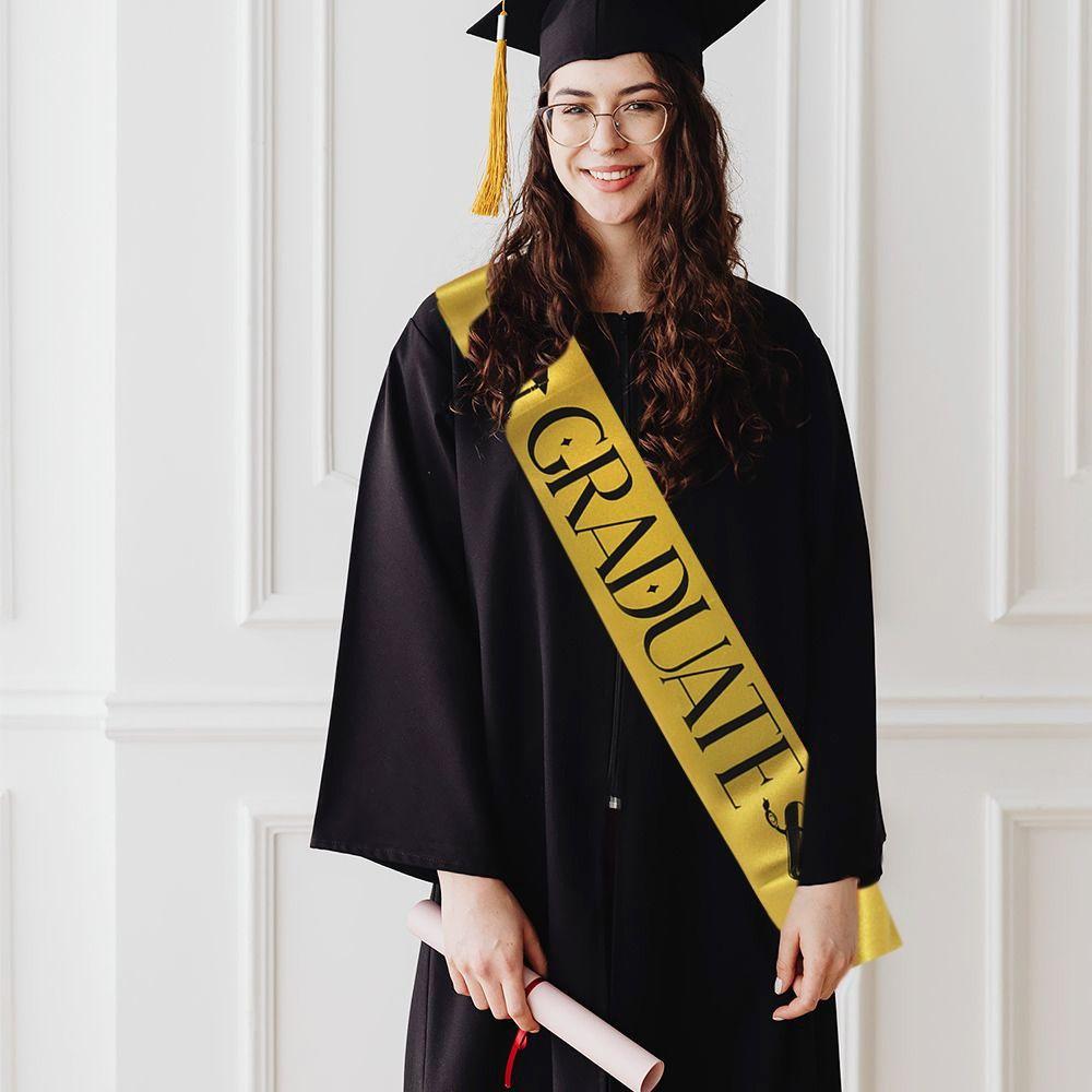 Украшение Выпускной Наплечный Ремень Выпускной Пояс Шарф Принадлежности для Вечеринки Церемонии Выпуска