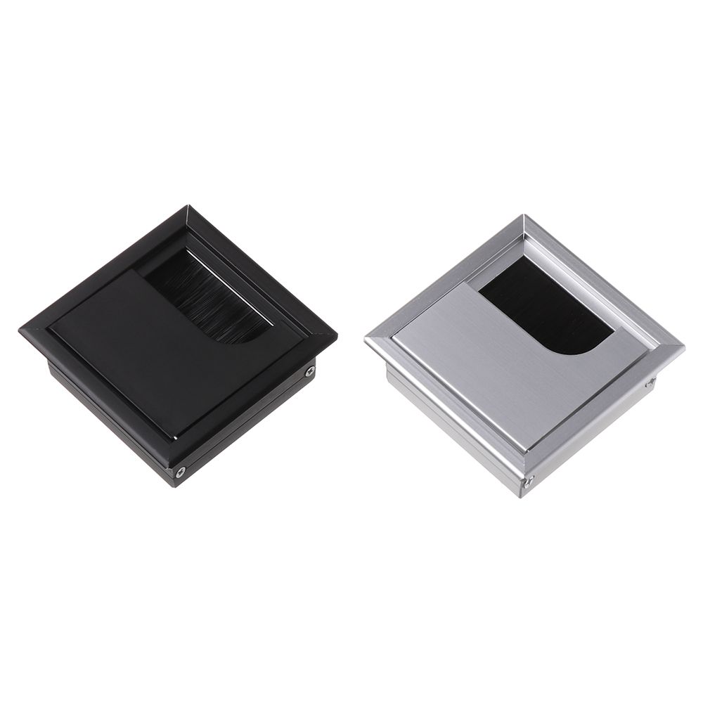 1Pc Office Table Cable Fastener Wire Hole Cover Practical Computer Grommet Line Box With Buckle Line Cable Clamp Hardware