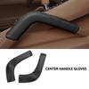 For Porsche Cayenne 2011 2012 2013 2014 2015 2016 Hand Stitched Car Door / Center Armrest Handle Microfiber Leather Cover Trim