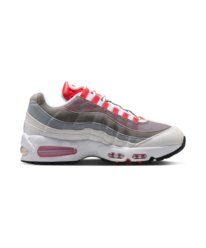 Nike Air Max 95 Big Bubble W - White:Pink Rise:Wolf Grey:Light Crimson / Hj5996-101