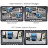 DIYKIT 7inch AHD IPS 4 Split Quad Screen Rear View Car Monitor Support 720P 1080P AHD CVBS Car Camera Video Recording