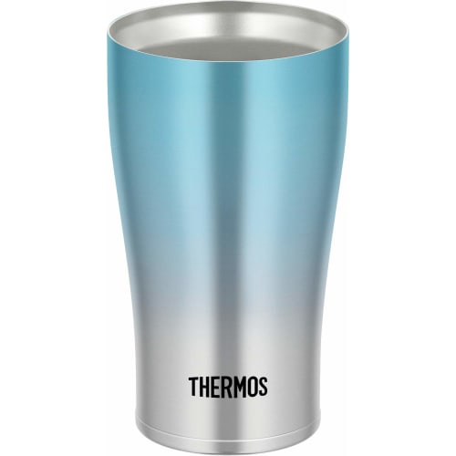 Thermos Vacuum Insulated Tumbler, 0.34L, Blue Fade, JDE-341C, BL-FD. A Great Father's Day Gift for Beer Lovers and Birthdays.