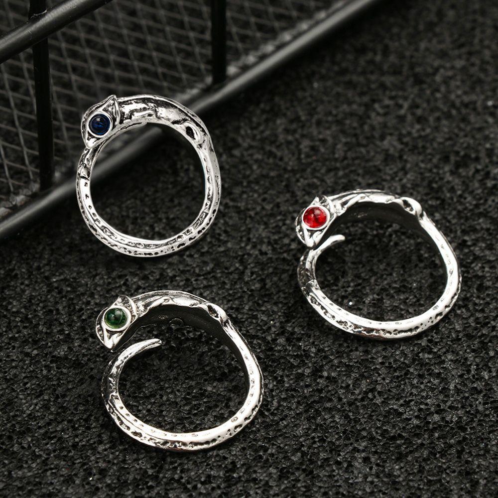 New Gifts Retro Lizard Personality Ring Chameleon Ring Jewelry