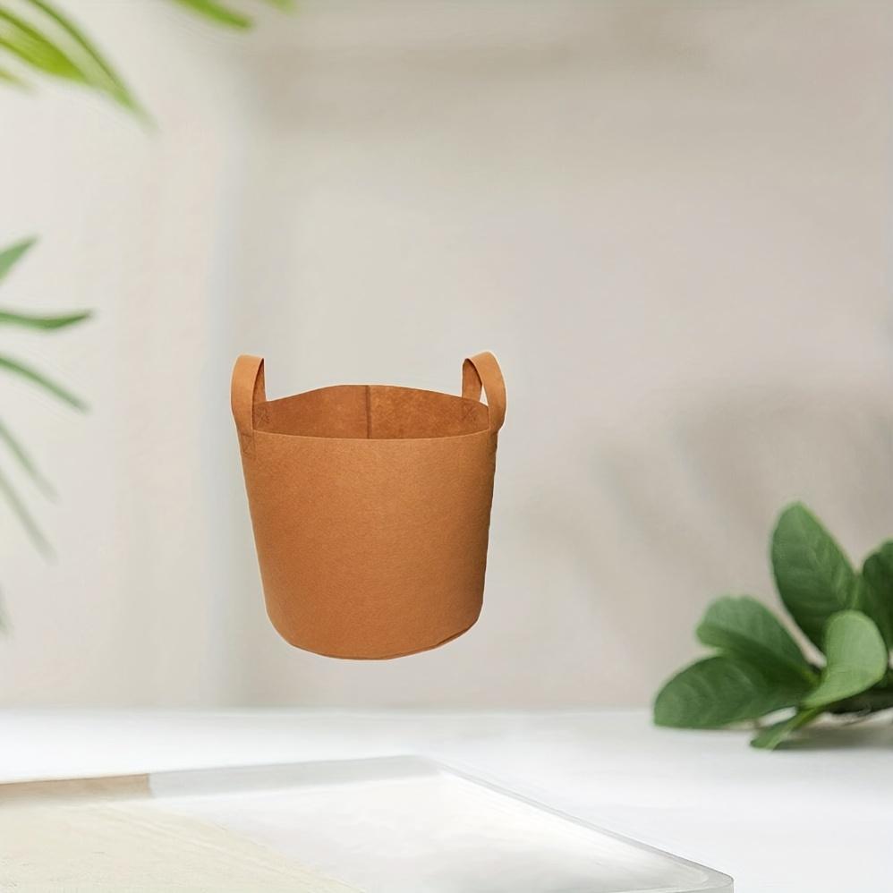 1 шт. нетканая сумка для посадки балкона, зеленая, серая фетровая сумка для растений, сумка для украшения розового горшка, зеленая сумка для украшения растений