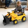 Children Ride On Digger Excavator Truck Vehicle Kids Push Along Toy Car To Play Games