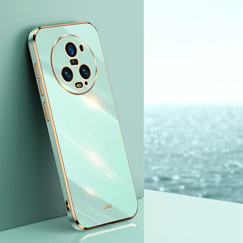 XINLI Чехол для телефона Honor Magic5 Pro из ТПУ Защита объектива камеры Электроокрашенная Противоударный чехол