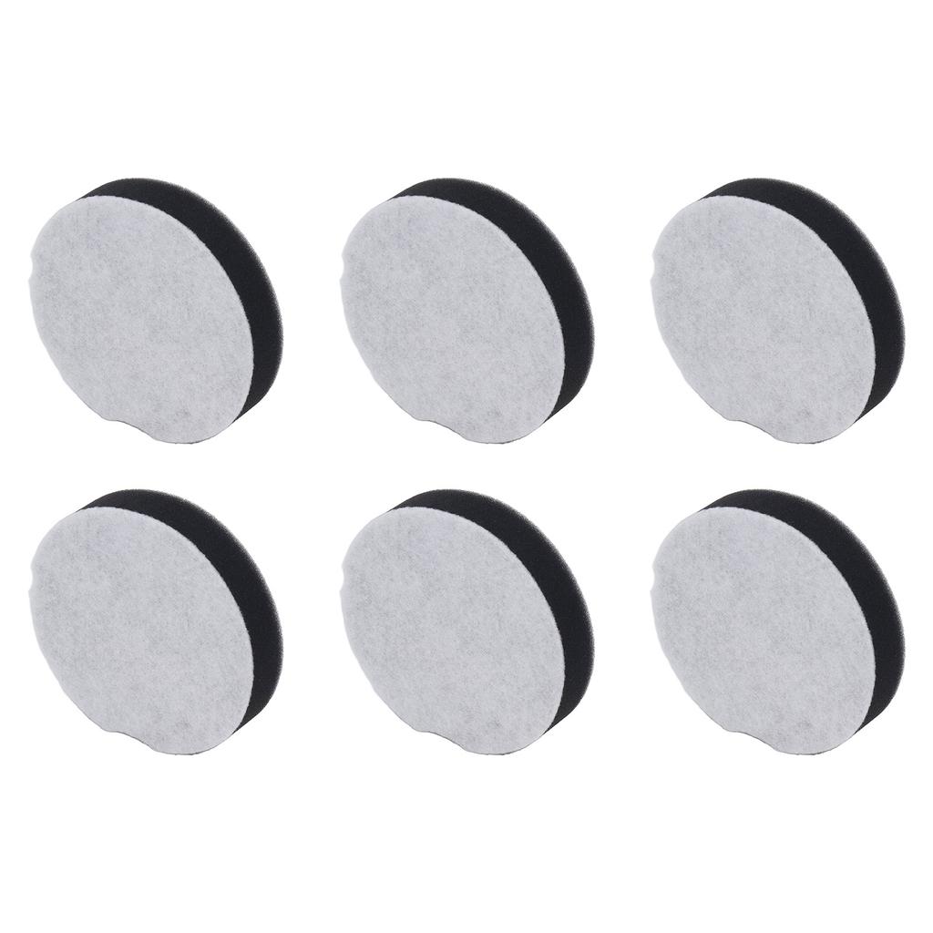 6PCS Vacuum Cleaner Filter Cotton Silicone ABS Vacuum Cleaner Accessories for Bissell 1520 Series