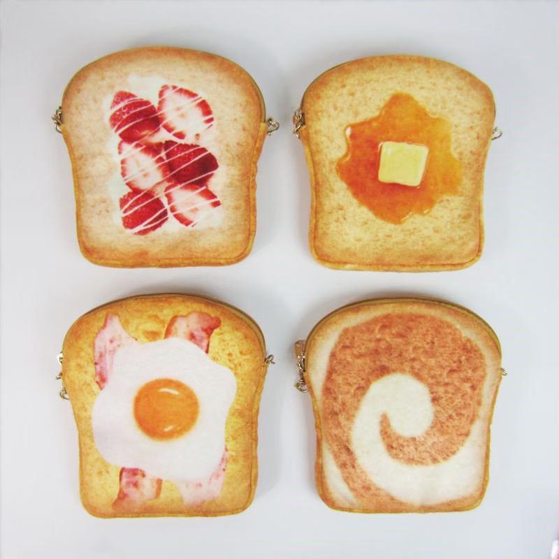 REWELL Креативная Мини-сумка на цепочке с тостом и жареным яйцом