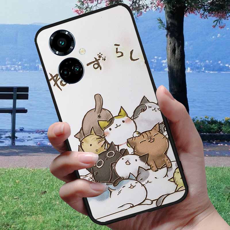 Чехол для Tecno Camon 19 Camon19 Neo 3D Рельефный Тисненый Чехол для Телефона Для Tecno Camon 19 Pro 4G 5G Neo Мягкий Силикон Мультяшный