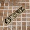 Floor Drain Shower Water Stopper Bathroom Antique Brass Long Drains Kitchen Sink Strainer Waste Plug Floor Mount