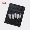 Airbrush Stencil For Nails Winter Snowflake Snow Tree Christmas Decors Hollow Nail Stickers Airbrush French Manicure Tips