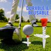 Golf Tees Height Adjustable High Stability Low Friction Increase Distance Unbreakable Long Golf Tees Golf Training Tool