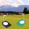 Тренажер для гольфа в помещении с лункой, паттер с флагом, тренировочное приспособление для игры на лужайке, домашнее учебное приспособление для игры во дворе, регулируемое отверстие