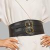 Wind Ladies Wide Belt Retro Elastic Elastic Waist Seal Dress Waist Decoration