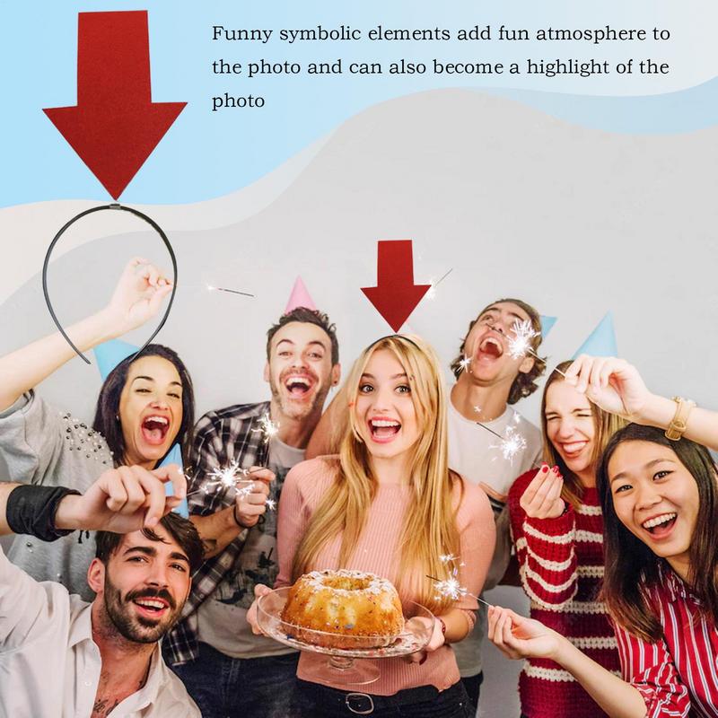 Повязка на голову «Наконечник стрелы» Смешная повязка для волос «Наконечник стрелы» Эластичные оригинальные аксессуары для волос Игровой головной убор для реквизита для фотобудки Праздничные принадлежности