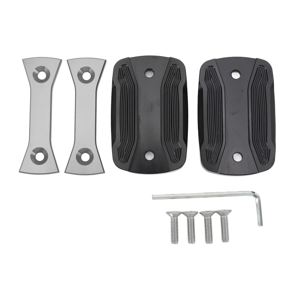 Pair of Motorcycle Brake Fluid Reservoir Cap Aluminium Alloy for XMAX 300 125 250 2017-2023