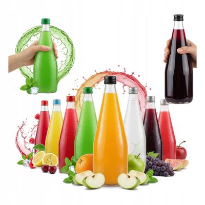 10x Glass Bottle KROPLA 700ML for JUICE SYRUP VODKA BOTTLES 10 Pcs.