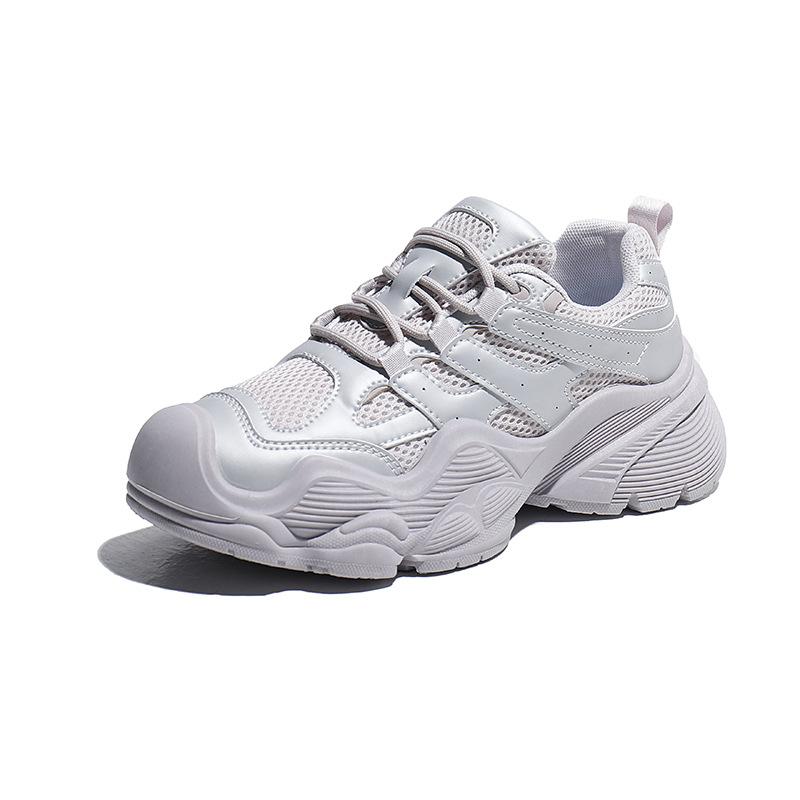 Ins Korean Version of Platform Dad Shoes 2025 Spring New Street Shot Student Running Sneakers Increase Height Casual AB03