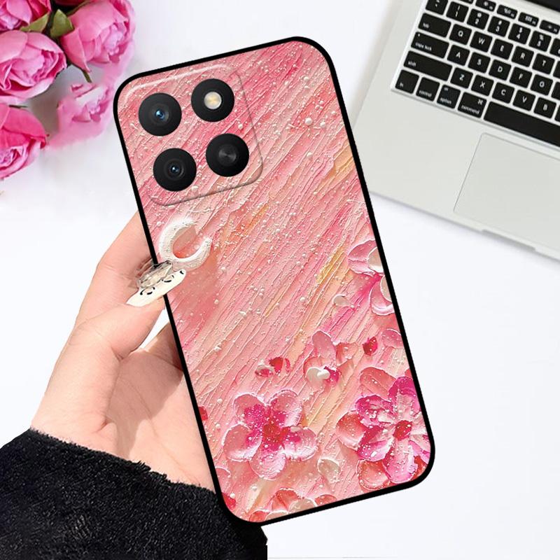 Чехол для Honor X8c HonorX8C Мягкий силиконовый ТПУ Милый Астронавт Печать на телефоне Чехол Для Huawei Honor X8c Чехлы ABR-LX3 Fundas Capa