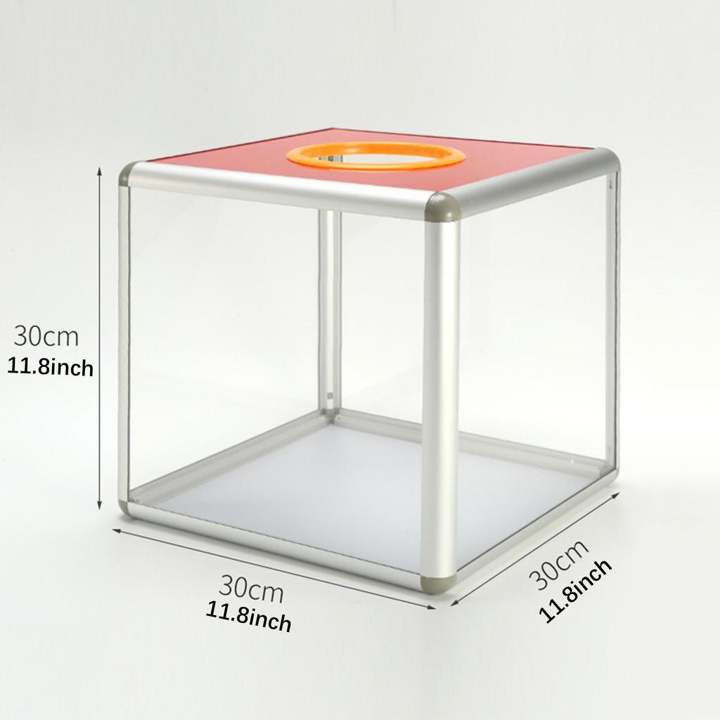 Raffle Box Ballot Box Multi-scenario Portable Quick Installation Suggestions Box Voting Storage Container for Meeting Party