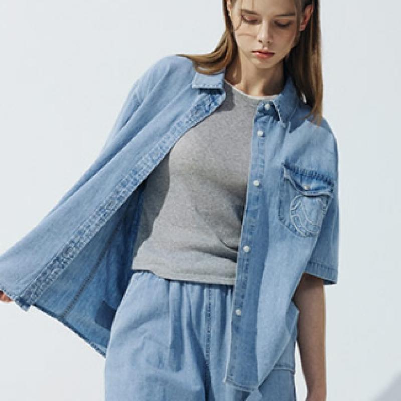 True Religion Women Denim Half Setup