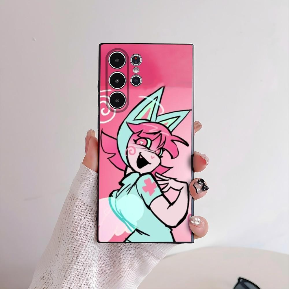 Anime P-Psychocuties Mimi Phone Case For Samsung Galaxy S25 S24 S22 S23 Ultra S21 S20 Plus rosted Non-Slip Full Cover Soft Case