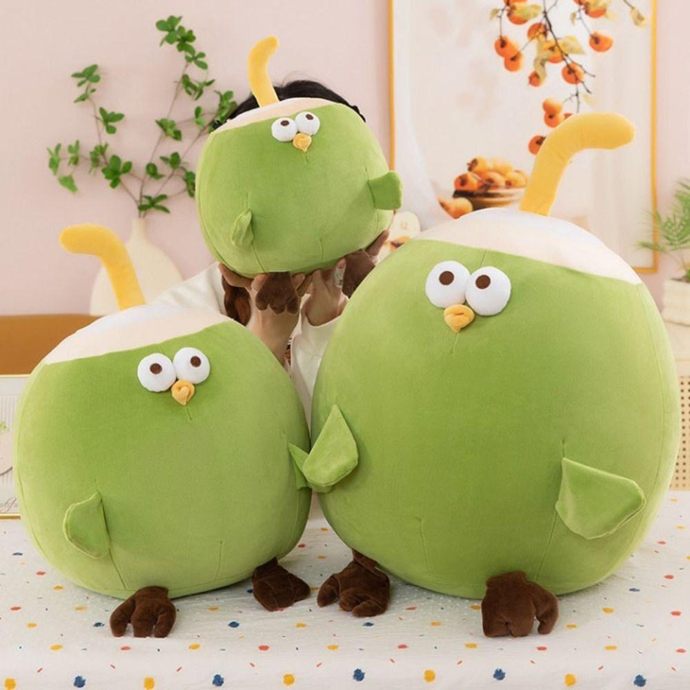 Пушистая плюшевая игрушка «Кокосовая курица», набитая ПП-хлопком, кукла-курица для вечеринок