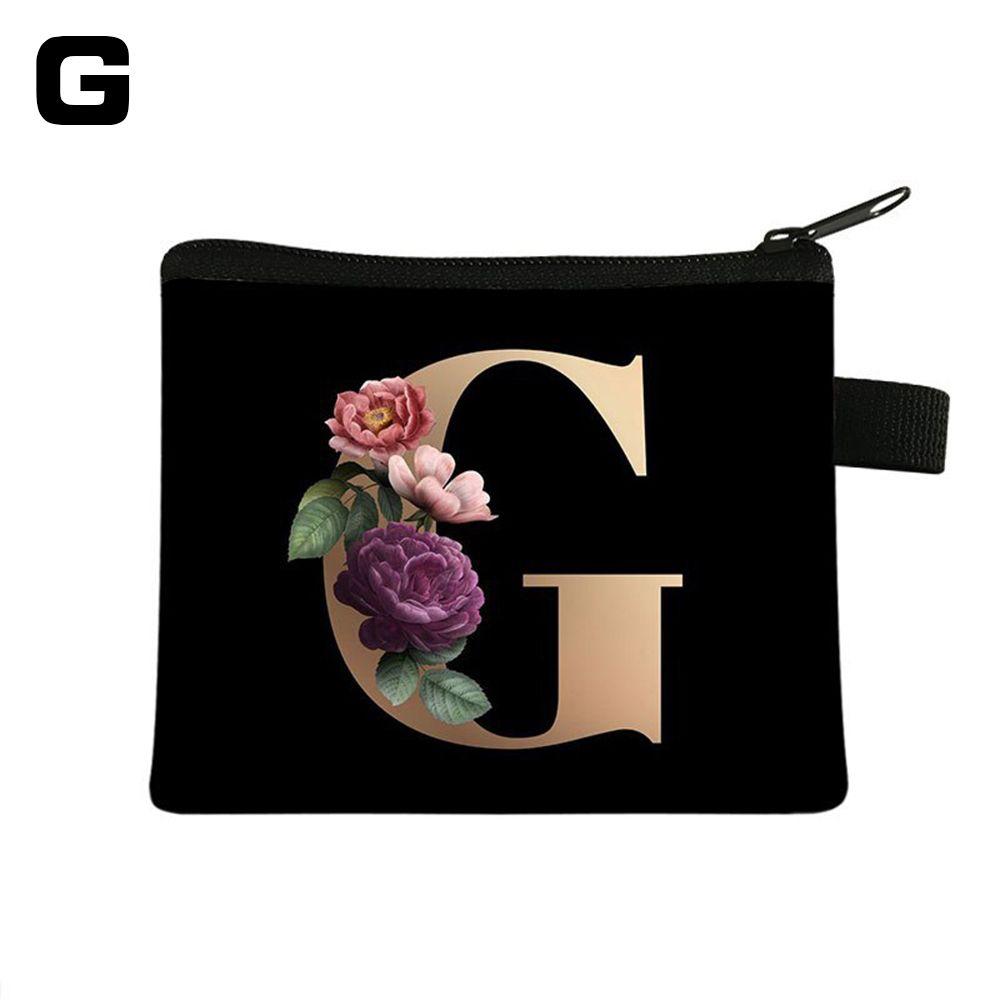 1 шт. Кошелек для монет с принтом букв Женский Мини-держатель для карт Маленький кошелек Сумка для повседневного хранения Кошелек-клатч для девочек