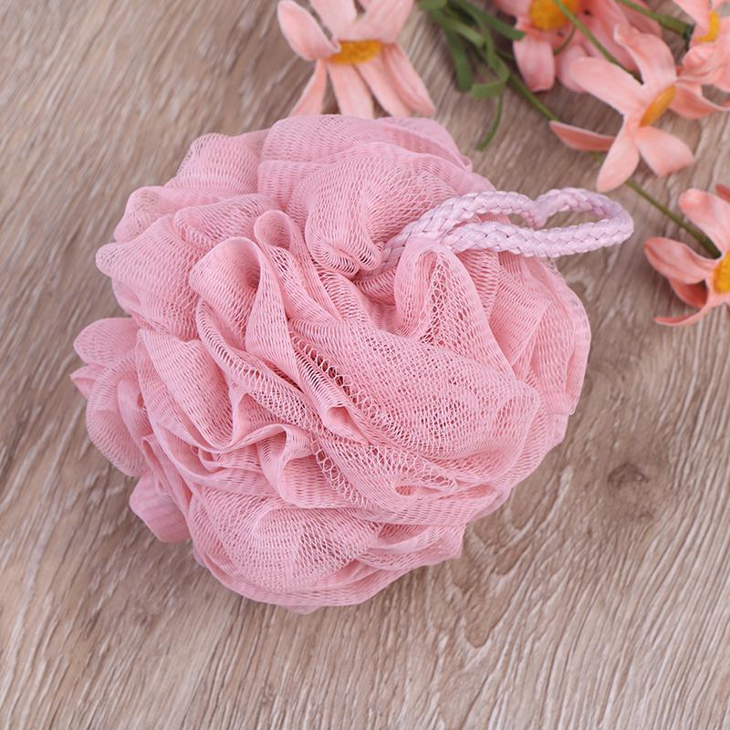 1 шт. шарик для ванны из люфы, сетка, губка, молочный душ, принадлежности для ванной, мягкий цветок