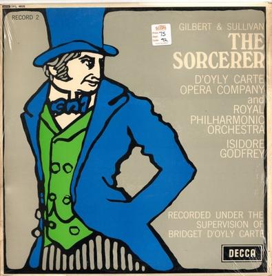 Виниловая пластинка ГИЛЬБЕРТ И САЛЛИВАН , D'OYLY CARTE O - Колдун SKL4825 Decca UK Классика Б/у