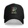 Men Women Dabbing Puzzle Autism Awareness Hat Stylish Baseball Cap Sun Hat Golf Headewear Adjustable Fit