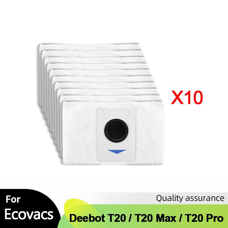 For ECOVACS Deebot T20 Omni / T20 Max / T20 Pro Vacuum Cleaner Accessories Main Side Brush Mop Cloth HEPA Filter Dust Bag Parts