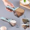 Adjustable Measuring Spoons with Scale Plastic Measuring Scoops Cups for Baking Cooking Accessories Kitchen Measuring Tools