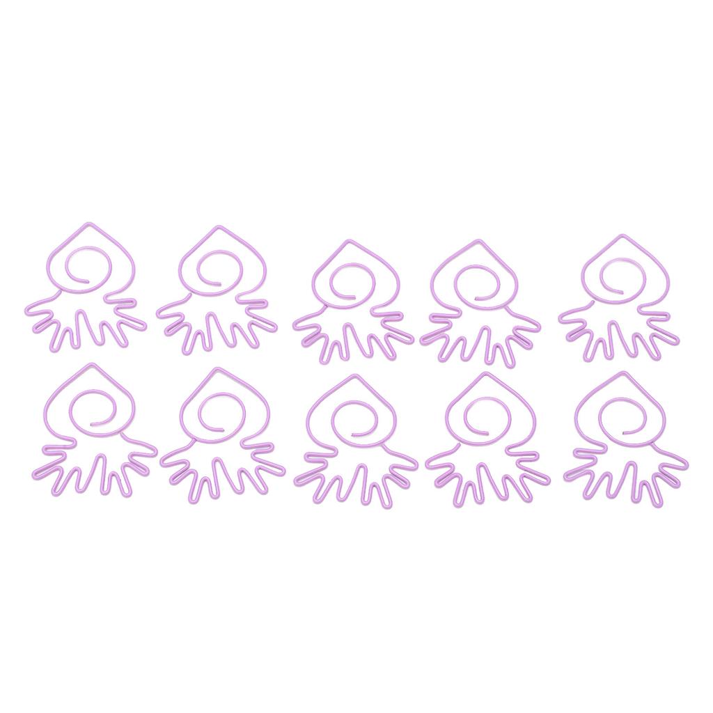 100 шт. скрепок для бумаги, портативные мини-гальванические милые металлические скрепки в форме редиса для офиса