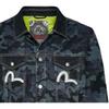 Evisu Family Crest Printed Denim Jacket Men jackets Dark-Blue 1EAHTM9DJ131XX