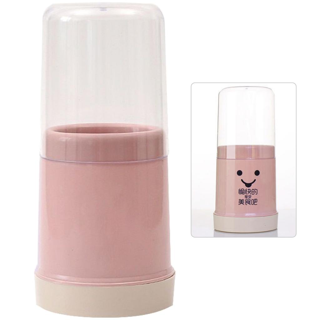 Круглая подставка для кухонных принадлежностей с крышкой, легко моющаяся, закрытый держатель для столовых приборов и кухонной утвари для палочек для еды, ложек, вилок