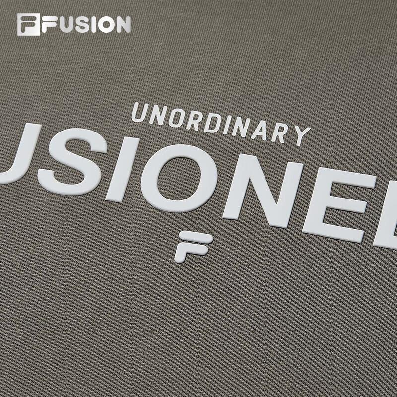 FILA FUSION 2025 Spring Pure Cotton Hooded Sweatshirt
