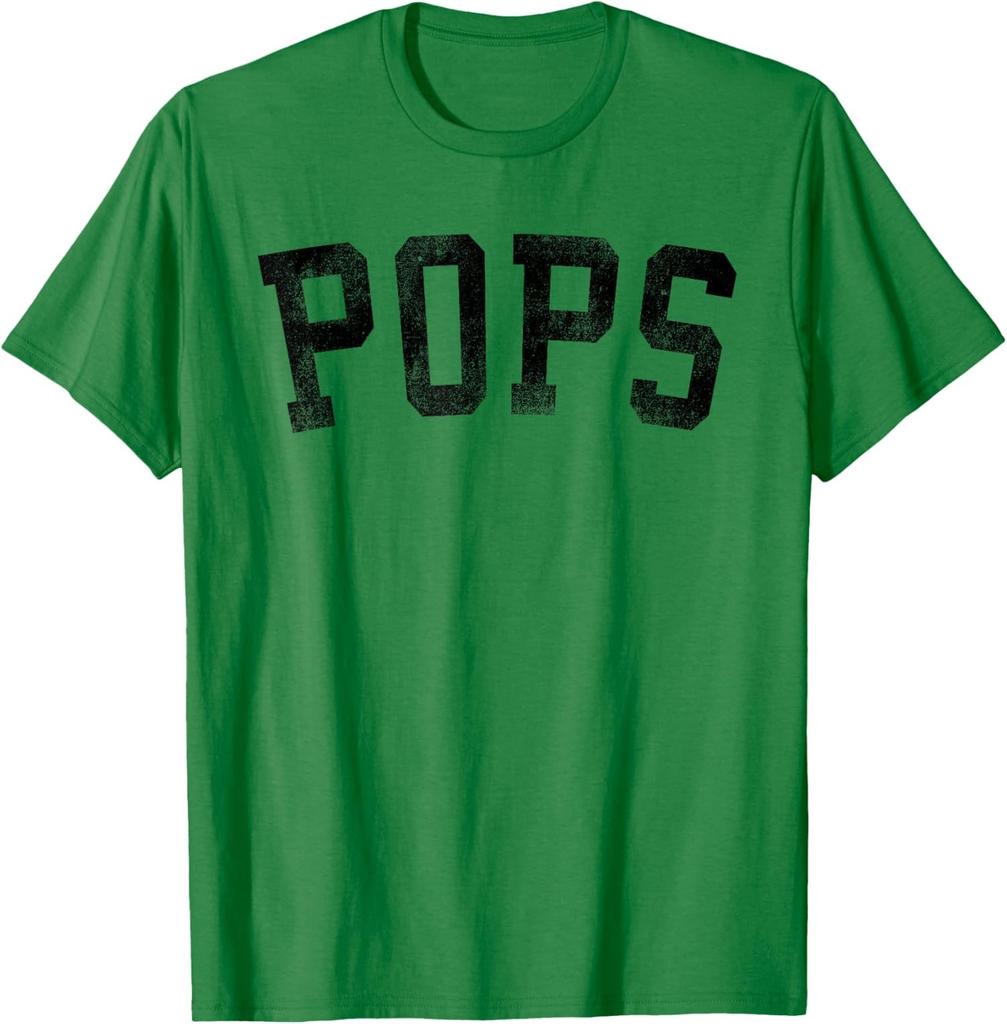 Pops Classic Bold Font Birthday Celebration Vintage Unisex T-Shirt
