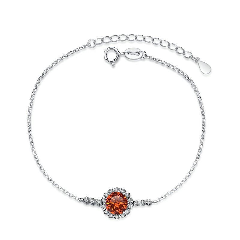 Bague Ringen Стерлинговое серебро S925, двухрядная дрель со звездами, D цвет, браслет из камня моссана, женская ниша, 1 карат, бриллиант моссана