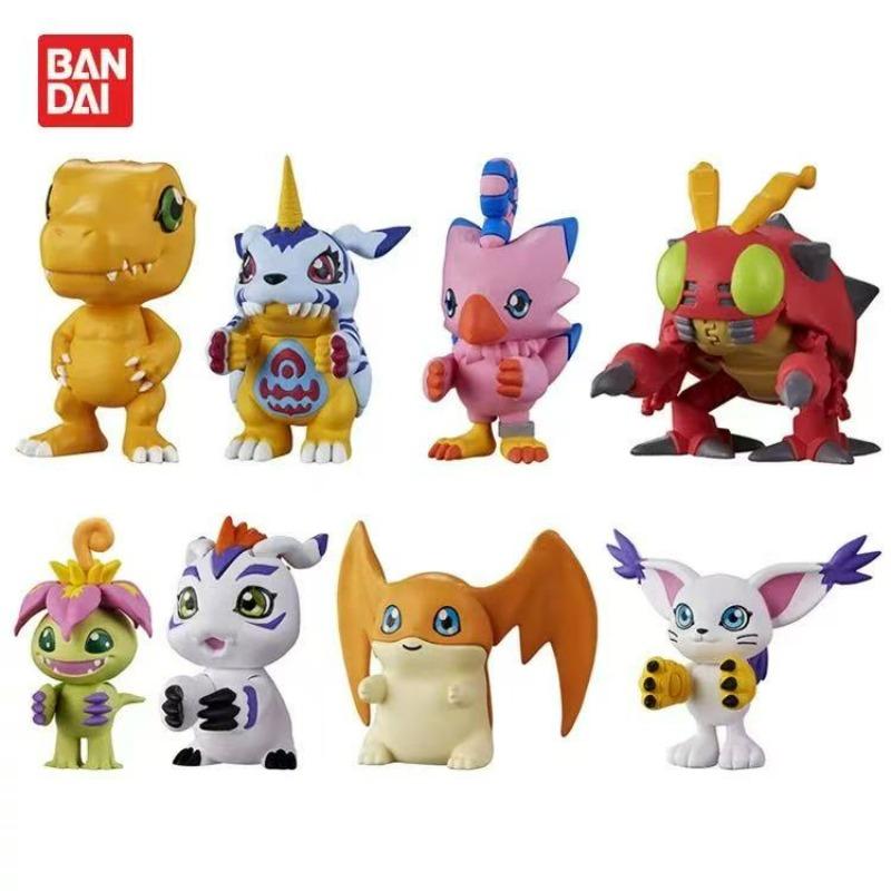 Japan Capsule Digimon Adventure Greymon Digimon Finished Product Decorations All 8 Action Figure MODEL TOYS