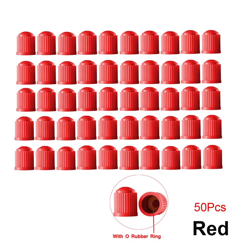 10-100Pcs Tire Valve Caps, Plastic Car Tire Stem Dust Covers Universal Valve Caps For Cars, Bicycle, Trucks, Motorcycles